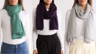Amicale Cashmere Jersey Fringe Wrap Scarf (Image via Nordstrom Rack)